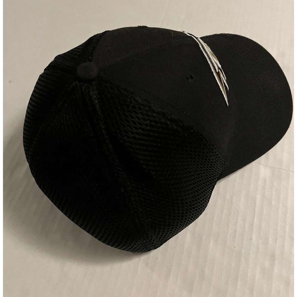 New Era Baltimore Ravens NFL Fitted Flexfit Hat Cap Small Medium 39Thirty Black